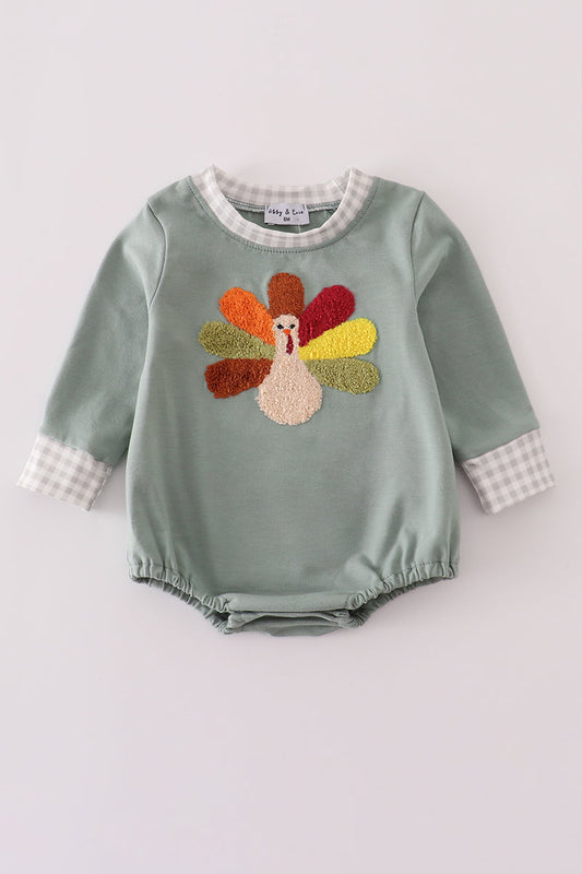 Sage turkey french knot bubble