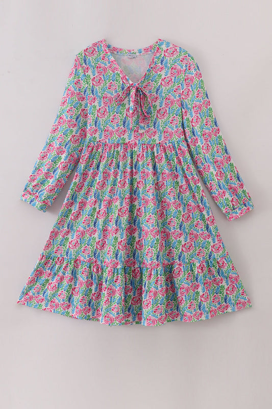 Pink paradise mom dress