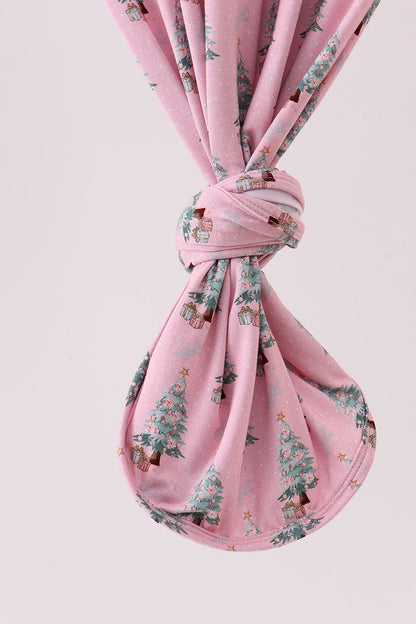 Pink christmas tree bamboo gown