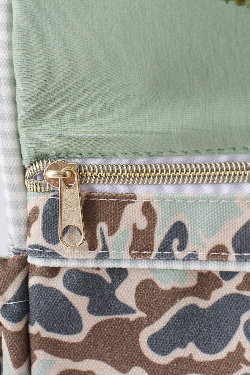Camouflage bear print backpack - Cloudling Kids Clothing