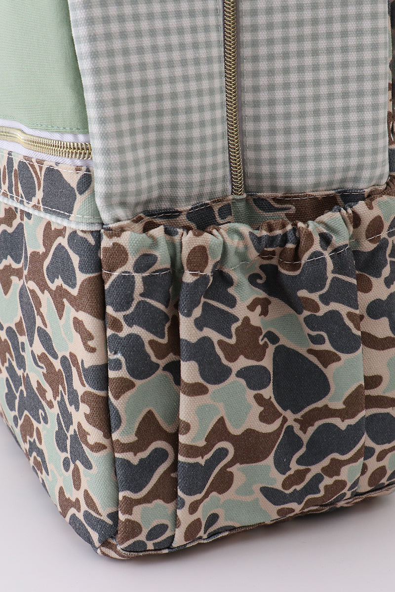 Camouflage bear print backpack - Cloudling Kids Clothing