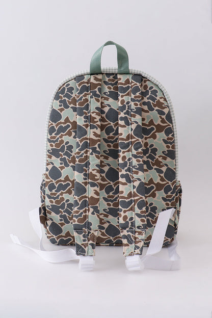 Camouflage bear print backpack - Cloudling Kids Clothing