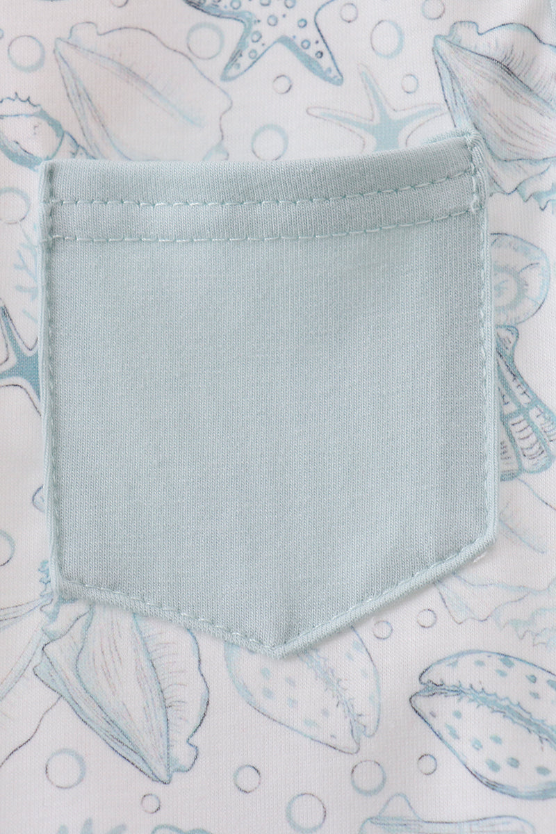 Sea shell bubble - Cloudling Kids Clothing