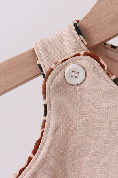 Camouflage crab applique bubble - Cloudling Kids Clothing