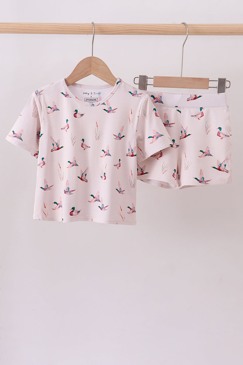 Duck bamboo pajama set - Cloudling Kids Clothing