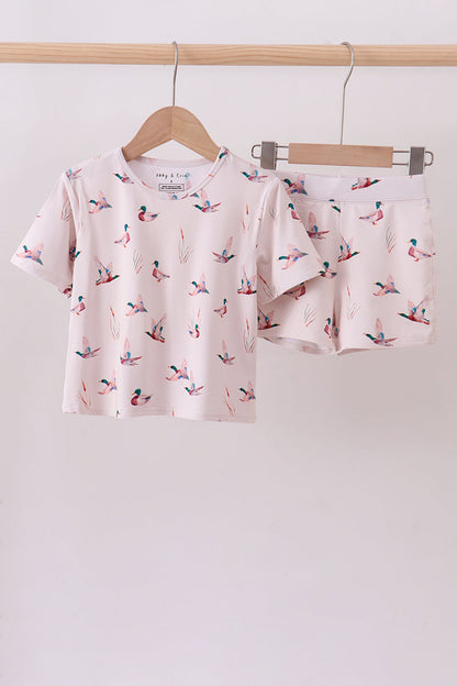 Duck bamboo pajama set - Cloudling Kids Clothing