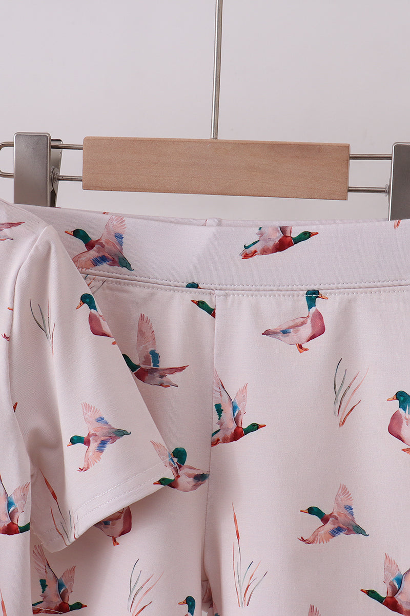 Duck bamboo pajama set - Cloudling Kids Clothing