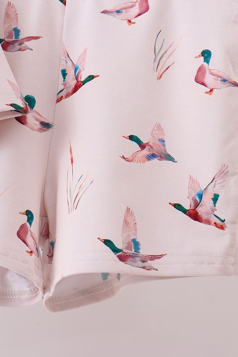 Duck bamboo pajama set - Cloudling Kids Clothing