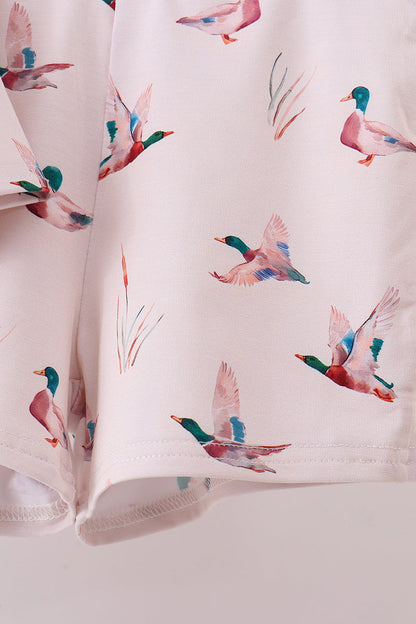 Duck bamboo pajama set - Cloudling Kids Clothing