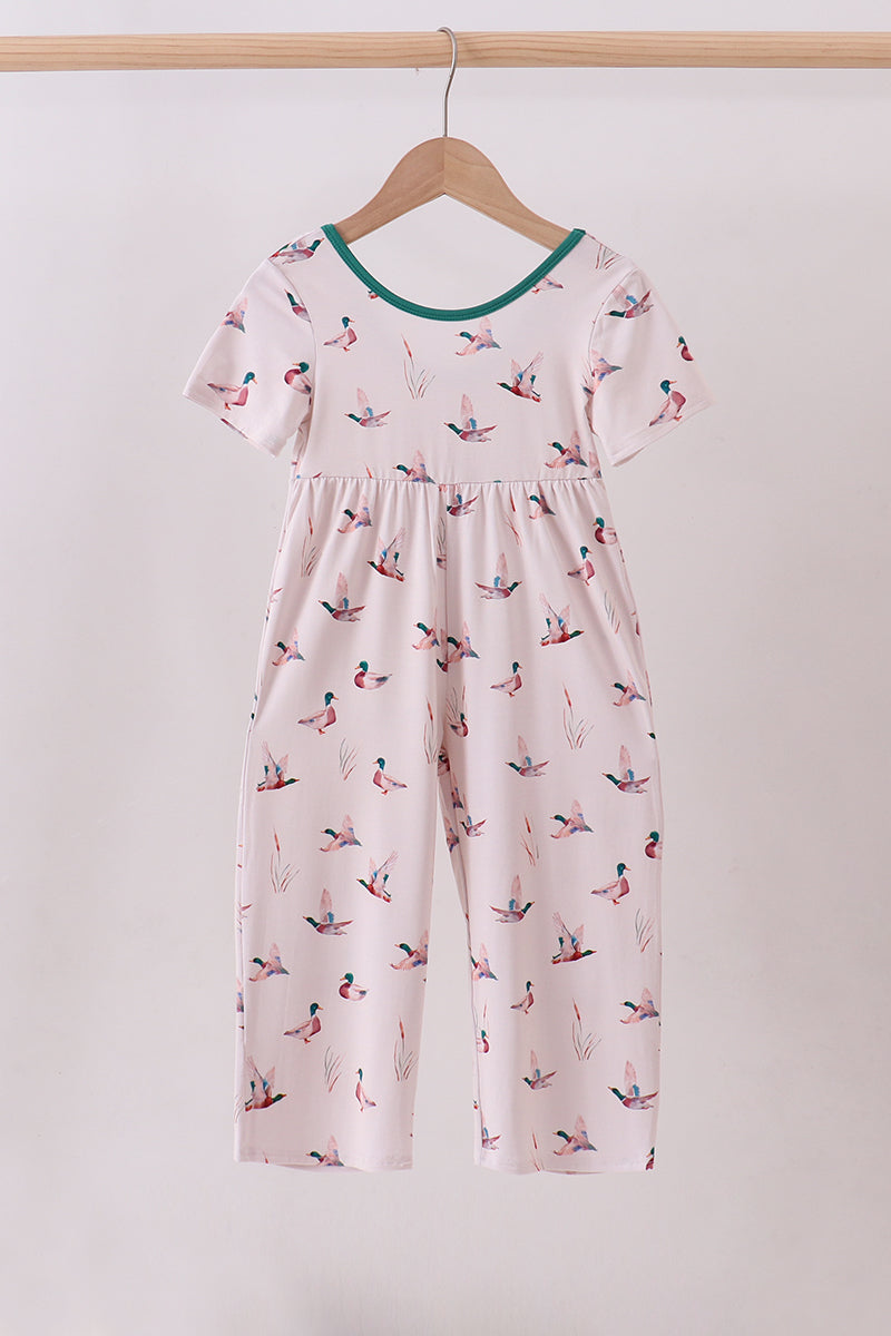 Duck bamboo jumpsuit - Cloudling Kids Clothing