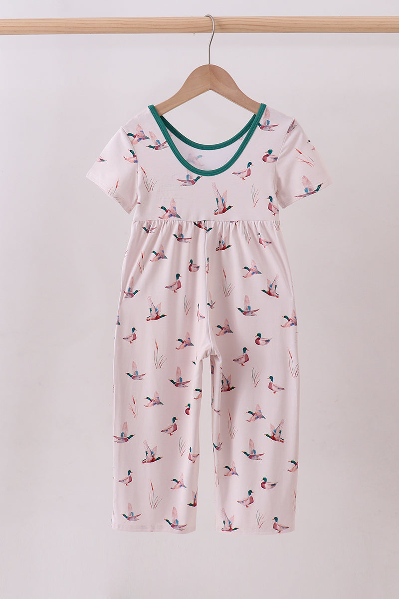 Duck bamboo jumpsuit - Cloudling Kids Clothing