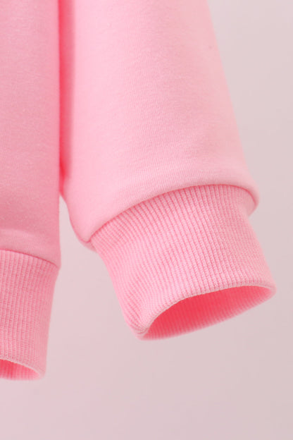 Pink Patriotic hand-sewn bow mom&me sweatshirt - Cloudling Kids Clothing