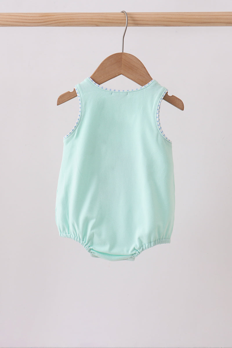 Mint Swordfish Applique Knit Bubble
