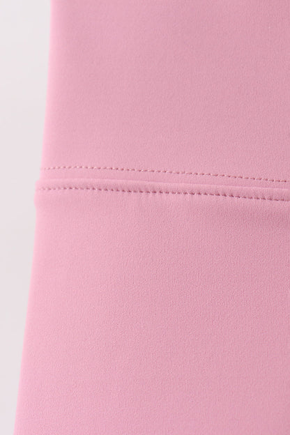Lilac Scalloped Yoga Active Leggings