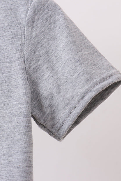 Gray Ship Applique Top