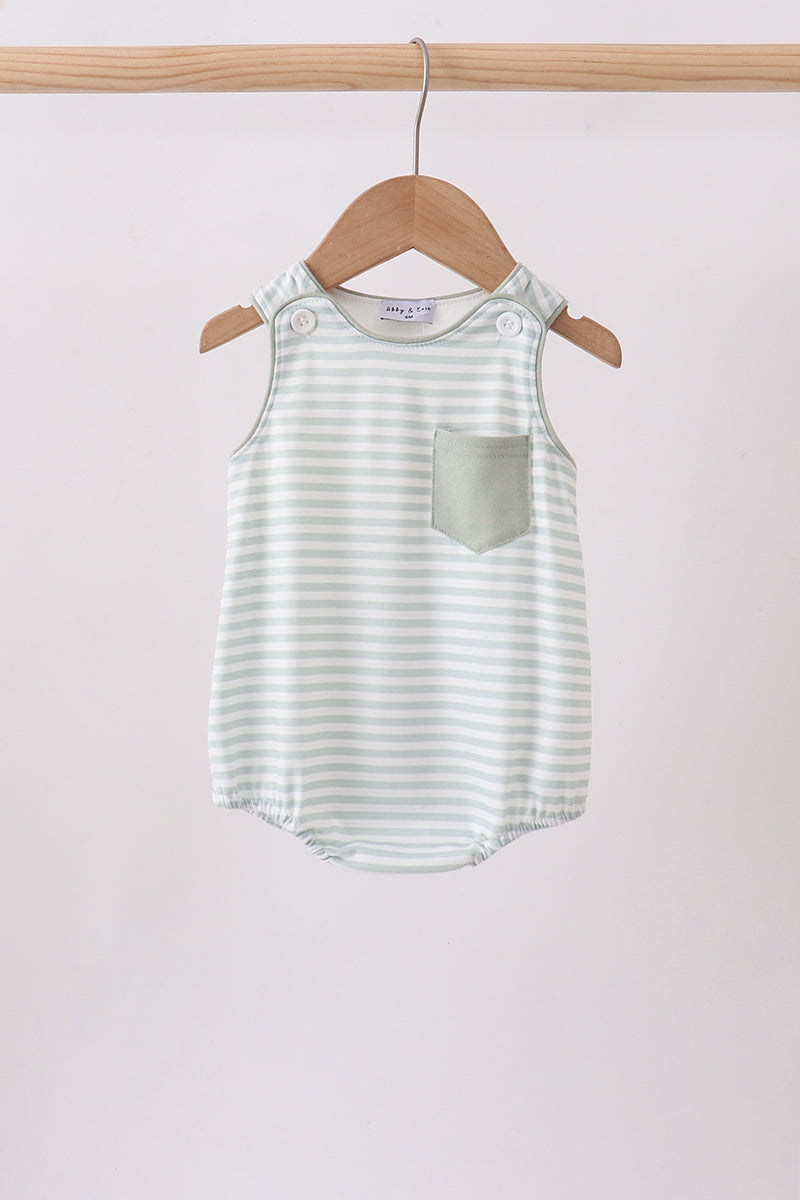 Blue Stripe Knit Bubble