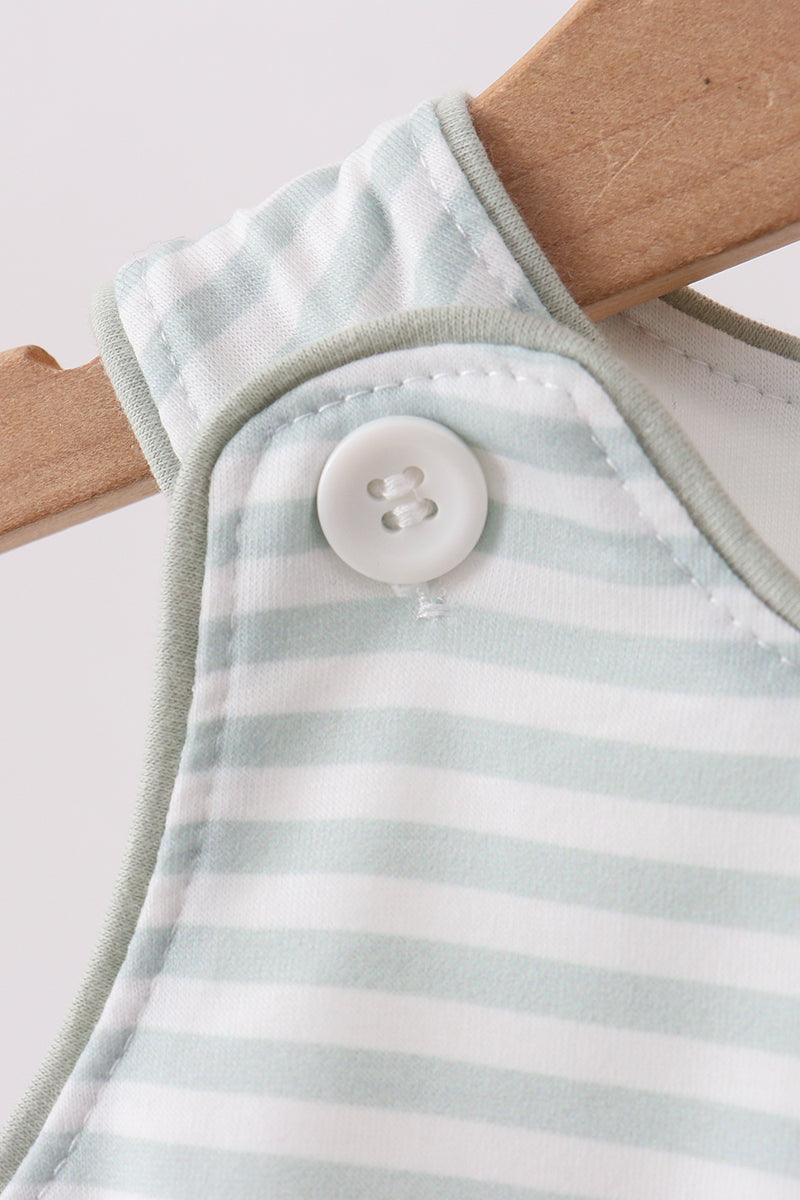 Blue Stripe Knit Bubble