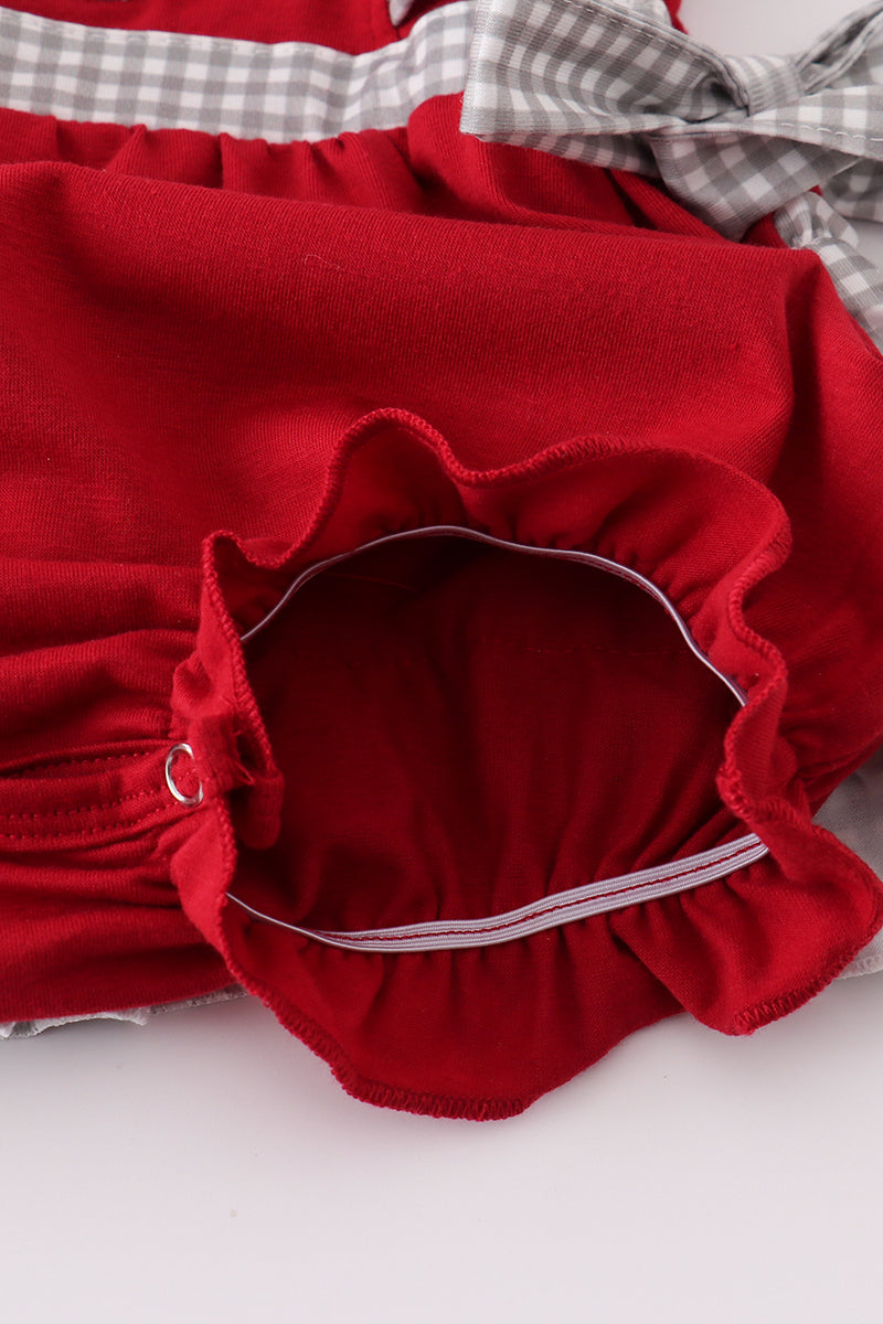 a sweet Alabama Game Day bubble with embroidered elephant and ruffles from Cloudling Kids.