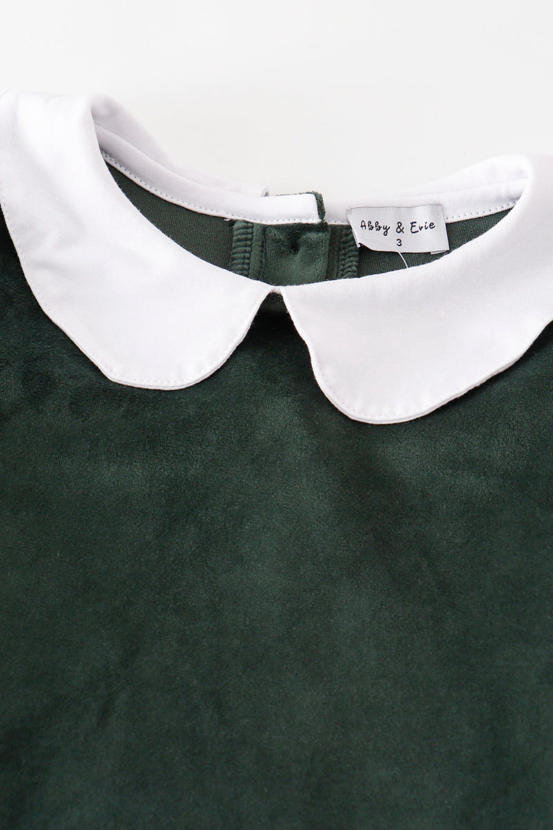 Forest velvet boy set - Cloudling Kids Clothing