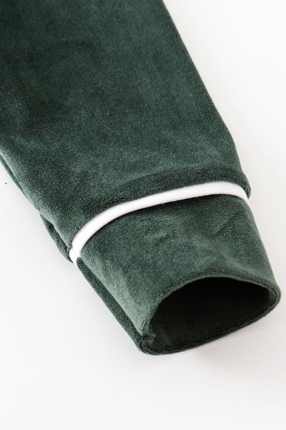 Forest velvet boy set - Cloudling Kids Clothing