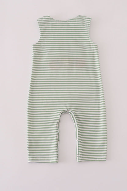 Green turkey french knot stripe jonjon