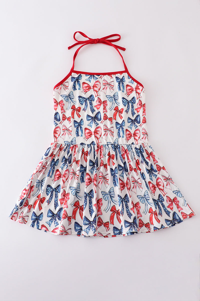Bow print mom&me top - Cloudling Kids Clothing