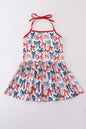 Bow print mom&me top - Cloudling Kids Clothing