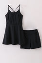 Black girl mom&me 2pc active dress