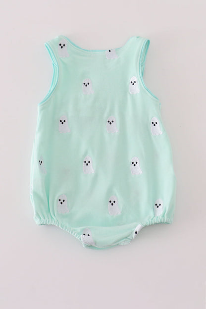 Green ghost embroidery bubble