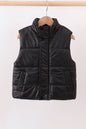 Black mom&me puffer vest