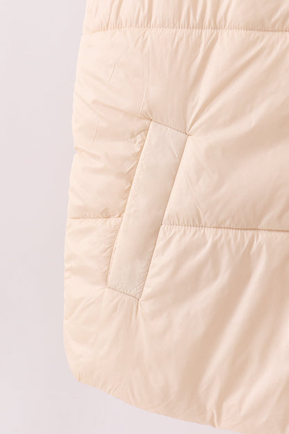 Cream mom&me puffer vest