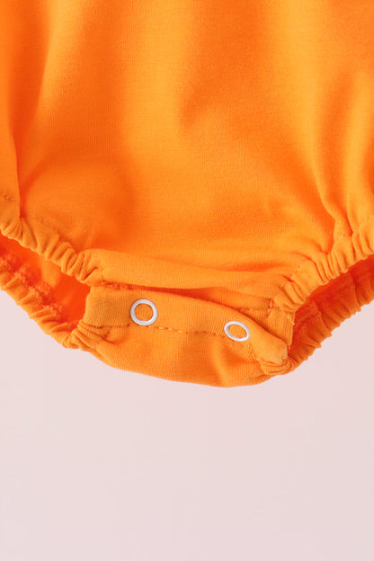 Orange ghost embroidery bubble