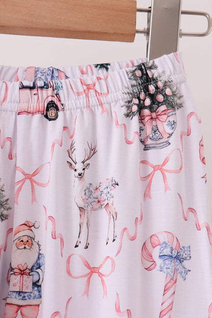 Pink nutcracker bamboo mom&me pajama set