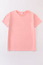 Pink blank basic t-shirt Adult Kids and baby bubble