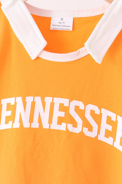 Orange Tennessee active shorts set