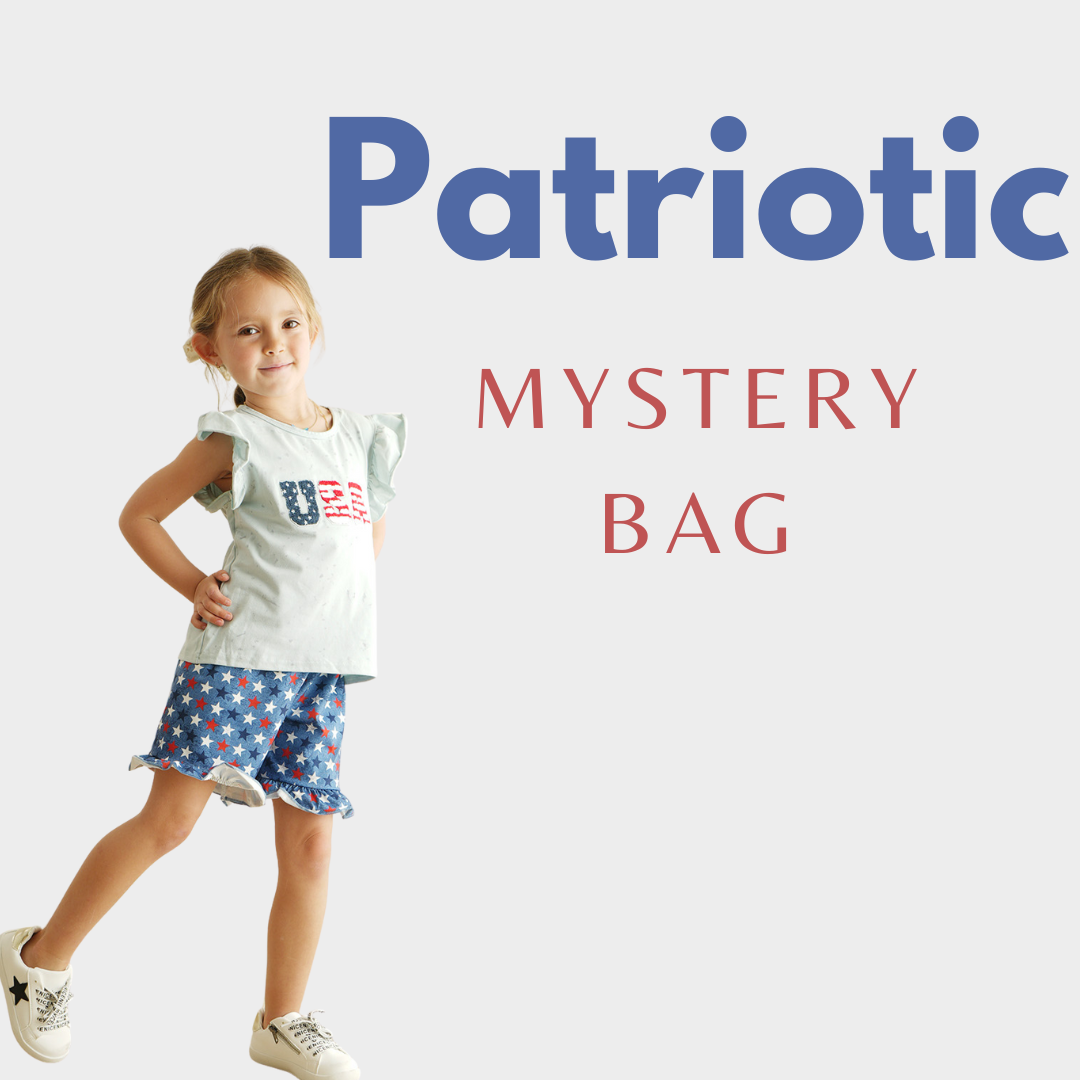Patriotic Mystery Bag 5 items Great Value - Cloudling Kids Clothing