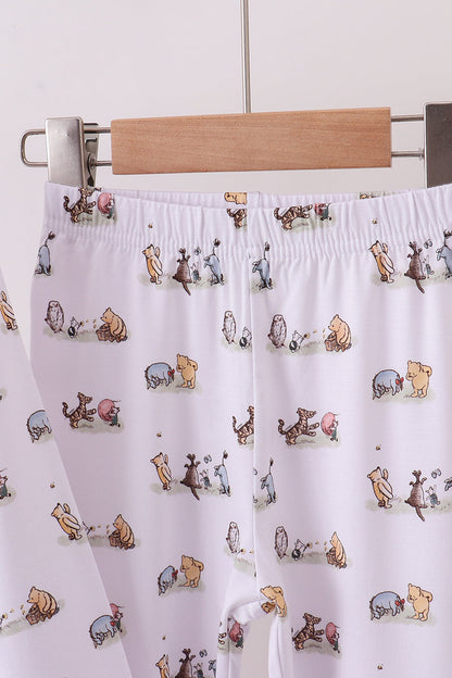 Premium character print bamboo pants set