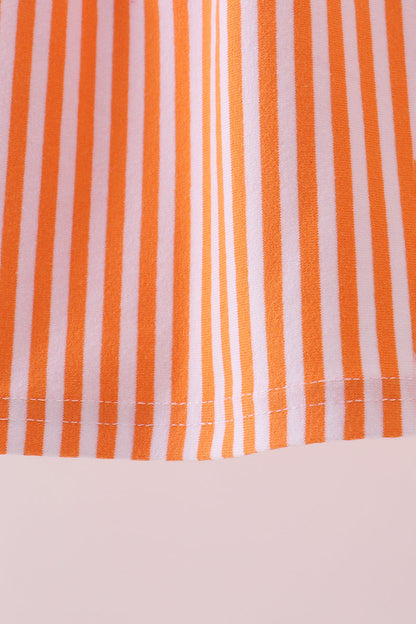 Premium orange Tennessee puppy applique dress