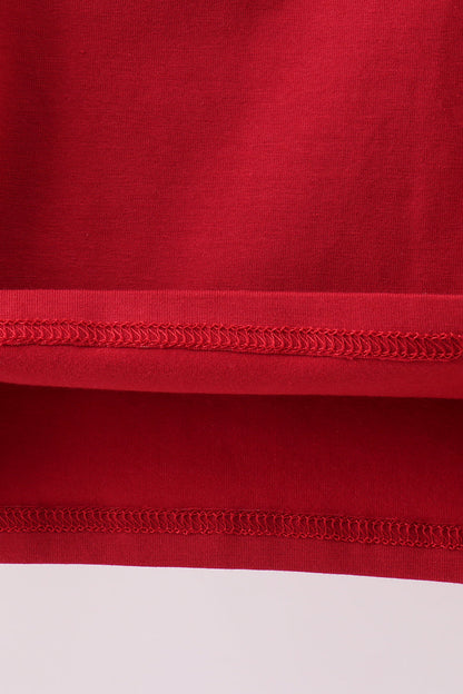 Premium Maroon Alabama elephant applique top