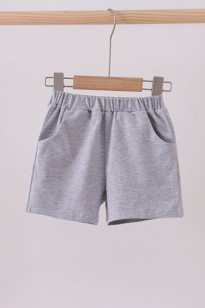 Premium Grey shorts - Cloudling Kids Clothing
