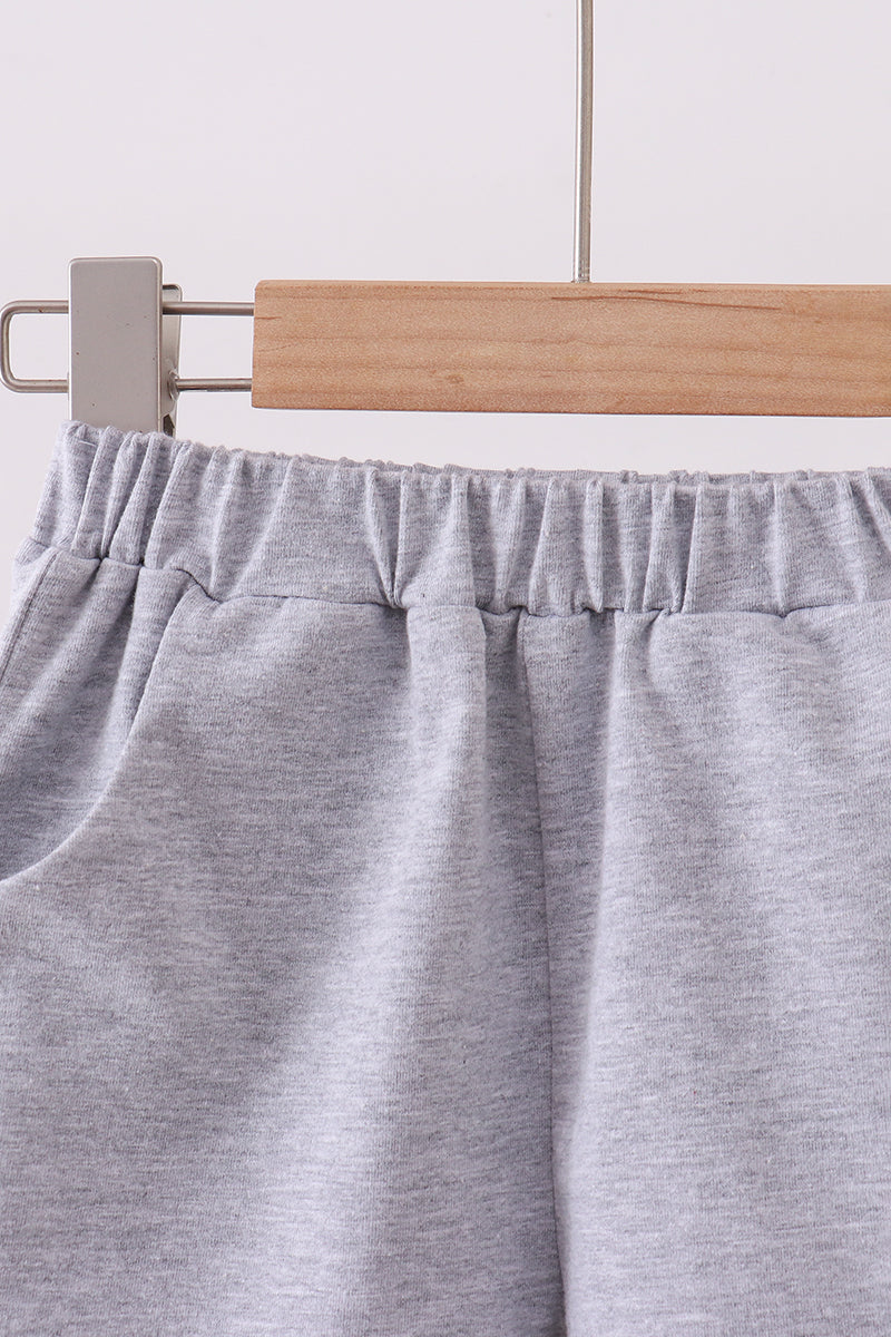Premium Grey shorts - Cloudling Kids Clothing