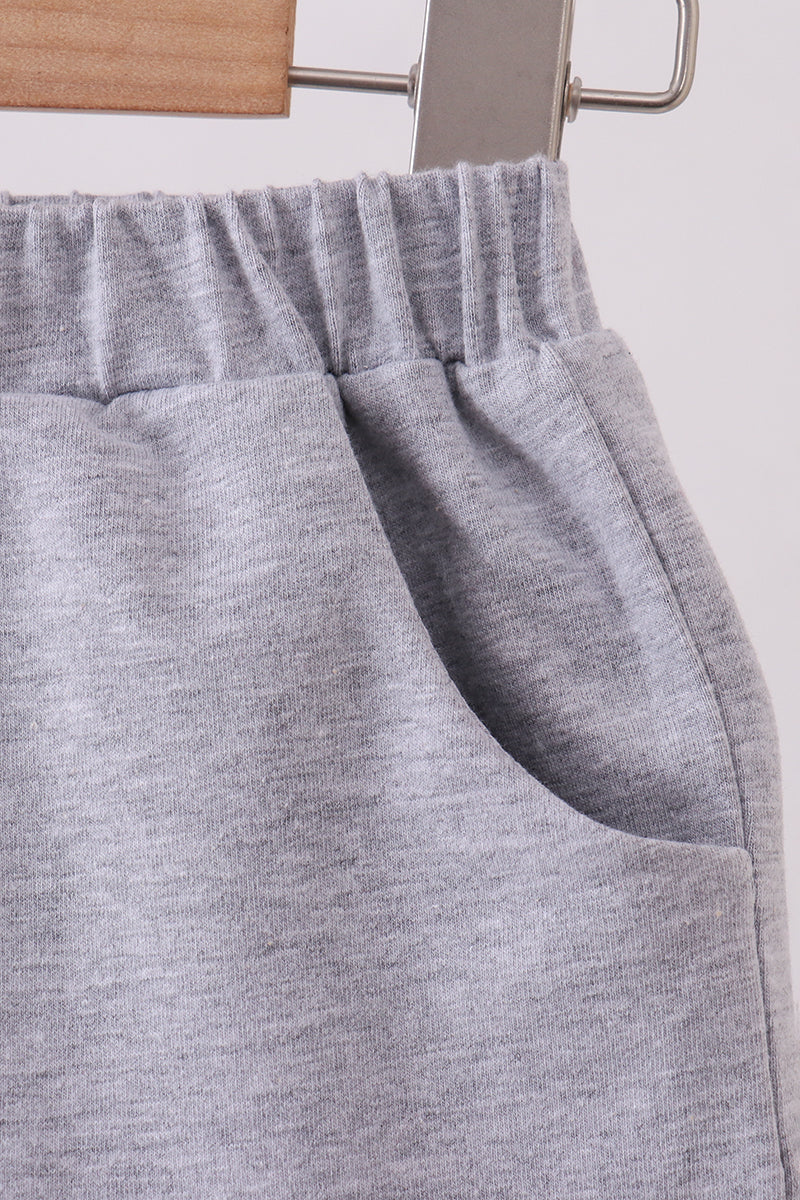 Premium Grey shorts - Cloudling Kids Clothing