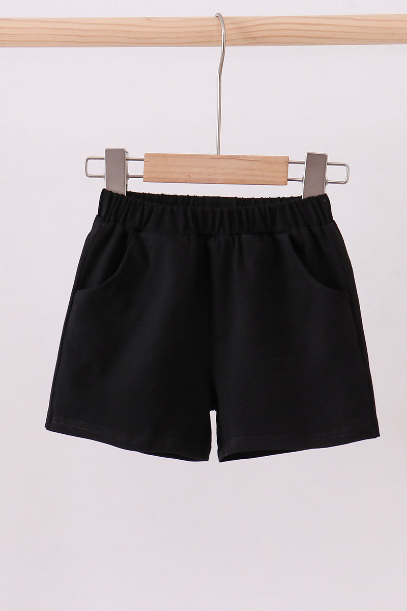Premium Black shorts - Cloudling Kids Clothing