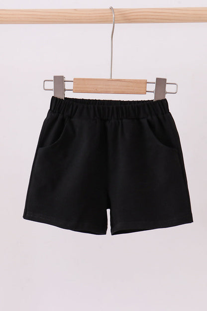 Premium Black shorts - Cloudling Kids Clothing