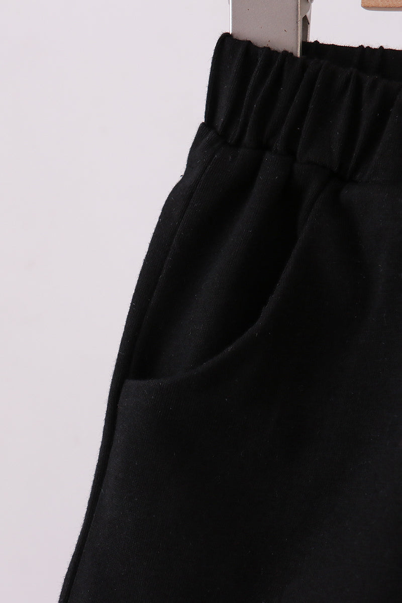 Premium Black shorts - Cloudling Kids Clothing