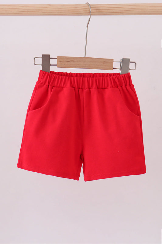 Premium Red shorts - Cloudling Kids Clothing