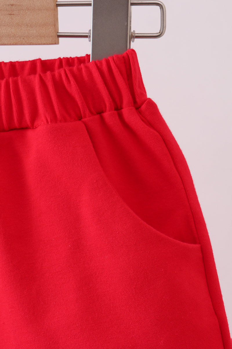 Premium Red shorts - Cloudling Kids Clothing