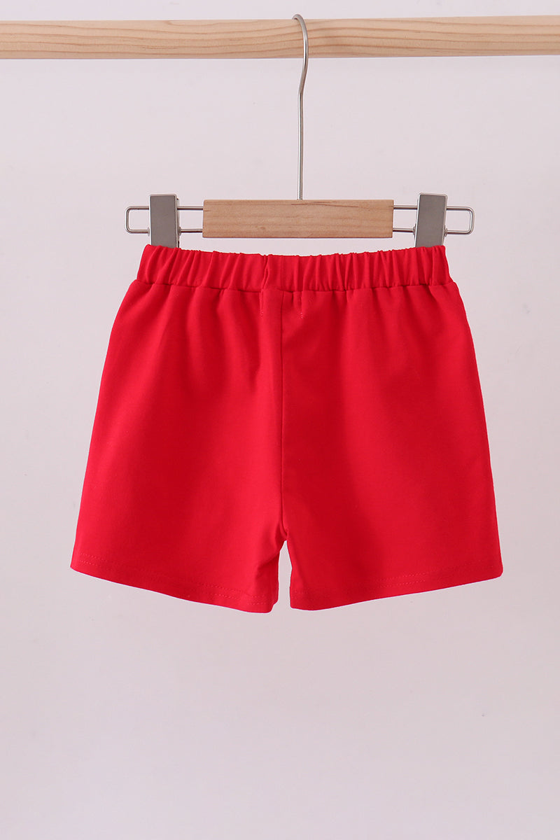 Premium Red shorts - Cloudling Kids Clothing