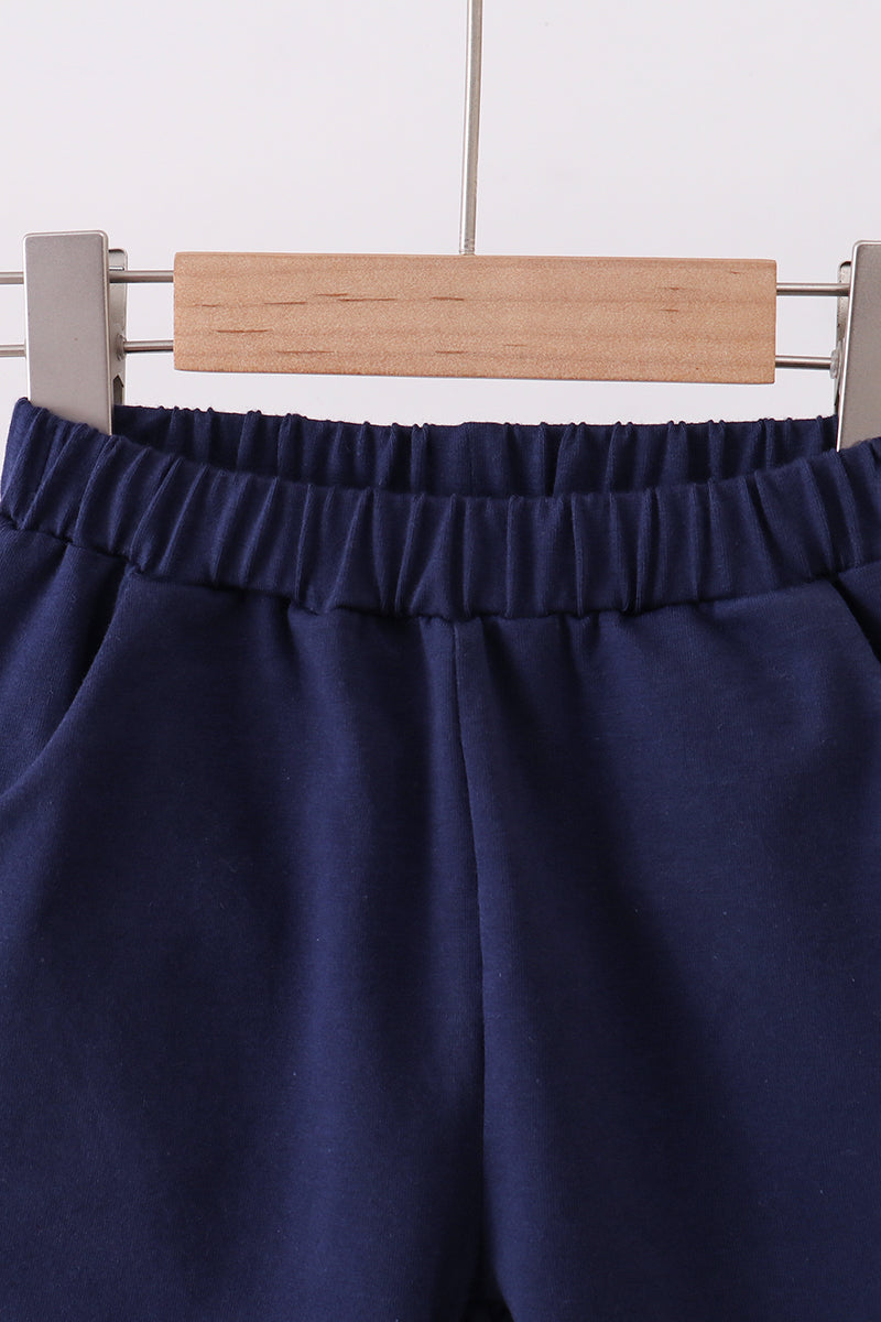 Premium Navy shorts - Cloudling Kids Clothing