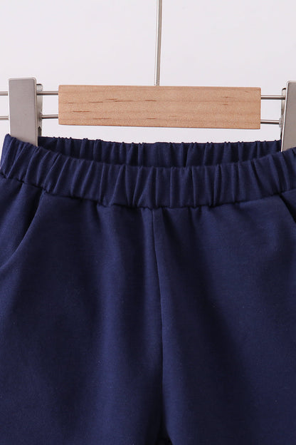 Premium Navy shorts - Cloudling Kids Clothing